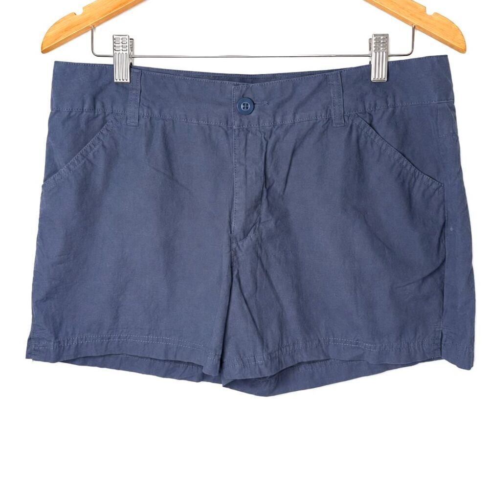 Columbia Sportswear Navy Cotton Hiking Shorts Women's 14 Outdoor Casual Utility